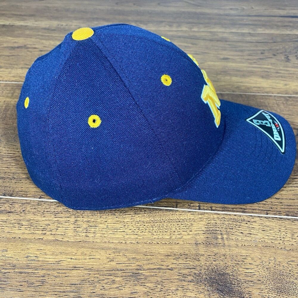 Navy Midshipmen Hat Top of the World Mens Blue One Size Fitted Cap N Star Vtg - Picture 4 of 7